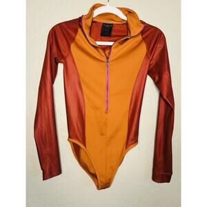 Jordan‎ Bodysuit Woman’s XS Rust Color Sports Wear